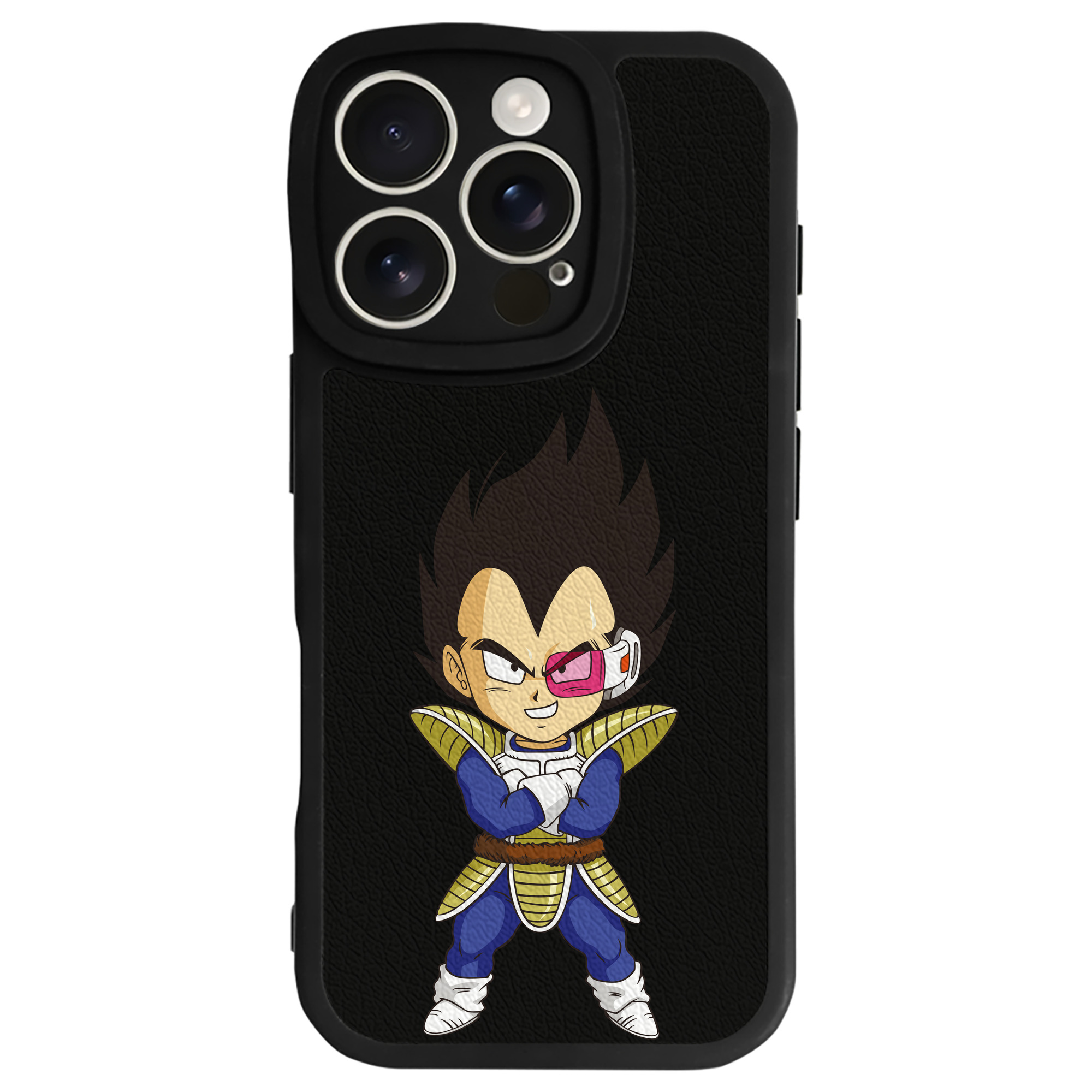 （画像用） ドラゴンボール ベジータ四世（Bejīta Yonsei）DRAGON BALL Vegeta IV 【iPhone 16シリーズ対応】シリコンスマホケース（レザー調） 材質：シリコン